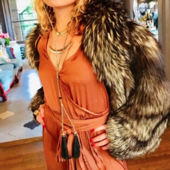 Vintage Fox Fur Coat 1990s - Picture 2 of 5